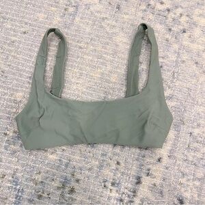 Aerie cheekier green swim top
